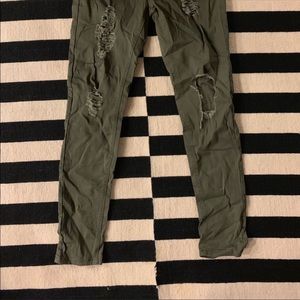 Fashion Nova Jeans - NEED GONE🔥FN Olive Distressed Jogger Pants Fashion Nova Jeans - NEED GONE🔥FN Olive Distressed Jogger Pants